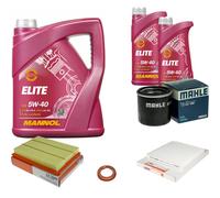 MAHLE Controllo Set 7 L MANNOL Elite 5W-40 Per Nissan Micra IV 1.2 Note