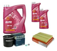 MAHLE Controllo Set 7 L MANNOL Elite 5W-40 Per Nissan Micra IV 1.2 Note