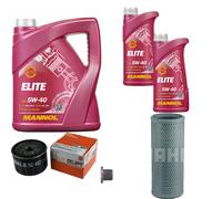 MAHLE Controllo Set 7 L MANNOL Elite 5W-40 Per Opel Arena Kasten 1.9 D