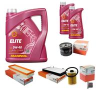 Mahle Controllo Set 7 L mannol Elite 5W-40 per Opel Vivaro Combi 1.9