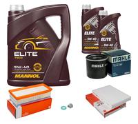 MAHLE Controllo Set 7 L MANNOL Elite 5W-40 Per Renault Clio IV 1.6 RS