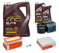 MAHLE Controllo Set 7 L MANNOL Elite 5W-40 Per Renault Clio IV 1.6 RS Trophy