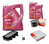 MAHLE Controllo set 7 L MANNOL Elite 5W-40 per Renault Kangoo Espresso D 65
