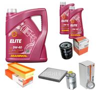 MAHLE Controllo Set 7 L MANNOL Elite 5W-40 Per Rover 200 Cabriolet 214 1.4i
