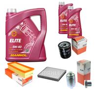 MAHLE Controllo Set 7 L MANNOL Elite 5W-40 Per Rover 25 1.4 16V MG