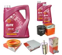 MAHLE Controllo Set 7 L MANNOL ELITE 5W-40 Per VW Polo 60 1.4 50 1.0 75 1.6