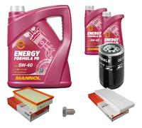 Mahle Controllo Set 7 L mannol Energia Formula Pd 5W-40 per Audi 80 1.9 di Td