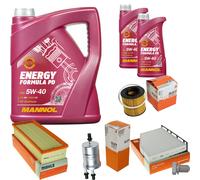 Mahle Controllo Set 7 L mannol Energia Formula Pd 5W-40 per VW Golf Plus 1.4