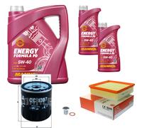 MAHLE Controllo Set 7 L MANNOL Energy Formula PD 5W-40 Per Alfa Romeo Mito