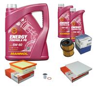 MAHLE Controllo Set 7 L MANNOL Energy Formula PD 5W-40 Per Alfa Romeo Mito