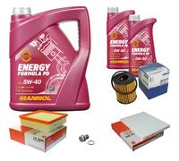 MAHLE Controllo Set 7 L MANNOL Energy Formula PD 5W-40 Per Alfa Romeo Mito