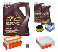 MAHLE Controllo Set 7 L MANNOL Energy Formula PD 5W-40 Per Renault Clio IV