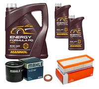 MAHLE Controllo Set 7 L MANNOL Energy Formula PD 5W-40 Per Renault Clio IV