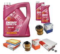 Mahle Controllo Set 7 L mannol Formula Pd 5W-40 per Opel Combinato Scatola /