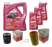 MAHLE Controllo Set 7 L MANNOL Legend+Ester 0W-40 Per Alfa Romeo GT 3.2 GTA