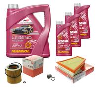 Mahle Controllo Set 7 L mannol Legend + Ester 0W-40 per BMW X1 sDrive20i Z4