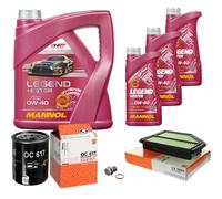 Mahle Controllo Set 7 L mannol Legend + Ester 0W-40 per Honda Cr