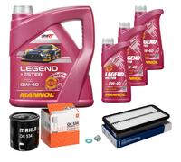 MAHLE Controllo Set 7 L MANNOL Legend+Ester 0W-40 Per Toyota MR 2 II 2.0 16V