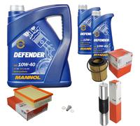 MAHLE Controllo Set 7 L MANNOL Olio Motore DEFENDER 10W-40 Per BMW 3er Compact