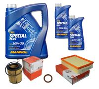 MAHLE Controllo set 7 L MANNOL Special Plus 10W-30 per BMW 3 Cabriolet