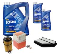 MAHLE Controllo Set 7 L MANNOL Special Plus 10W-30 Per Honda CR-V II 2.2