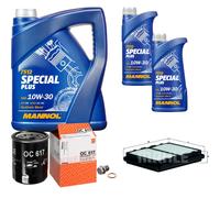 MAHLE Controllo Set 7 L MANNOL Special Plus 10W-30 Per Honda CRX III 1.6 ESi