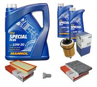 Mahle Controllo Set 7 L mannol Special Plus 10W-30 per VW Golf IV 3.2 R32