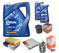 MAHLE Controllo Set 7 L MANNOL Special Plus 10W-30 Per VW Polo 64 1.9 D