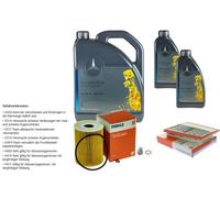 MAHLE Controllo Set 7 L Mercedes Olio 5W-40 229.5 Per GLK Classe 320 CDI