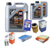 Mahle Controllo Set 7 L Motore Liqui Moly Top Tec 4210 0W-30 per Audi A3