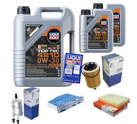 Mahle Controllo Set 7 L Motore Liqui Moly Top Tec 4210 0W-30 per Audi DD 3.2