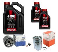 Mahle Controllo Set 7 L Motul 4100 Syn-Nergy Spec 10W40 per Mazda 6 Station