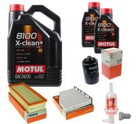 MAHLE Controllo Set 7 L Motul 8100 X-CLEAN+ 5W-30 Per Audi A3 1.8 TFSI