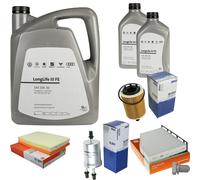 Mahle Controllo Set 7 L VW olio motore 0W-30 Longlife III Fe per Golf V 3.2 R32