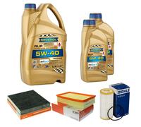 MAHLE Controllo Set 7L 5W-40 Per VW T-ROC 2.0 TSI 4MOTION Tiguan Golf VII