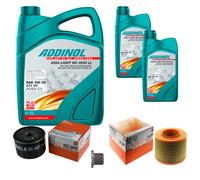 MAHLE Controllo Set 7L ADDINOL GIGA LIGHT MV 0530 LL 5W-30 Per Renault 19 II