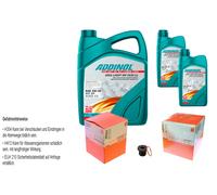 MAHLE Controllo Set 7L ADDINOL GIGA LIGHT MV 5W-30 Per VW Touareg CR7 3.0