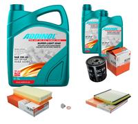 MAHLE Controllo Set 7L ADDINOL SUPER LIGHT 5W-40 Per Citroën Jumpy U6U 1.9 D