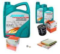 MAHLE Controllo Set 7L ADDINOL SUPER LIGHT 5W-40 Per Citroën Jumpy U6U 1.9 D