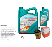 Mahle Controllo Set 7L Addinol Super Light 5W-40 per Honda Cr-V III Dx.
