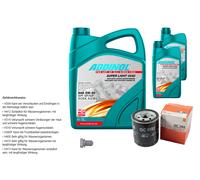 Mahle Controllo Set 7L Addinol Super Light 5W-40 per Mazda 5 CR19 2.0