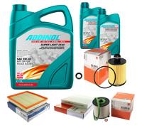 MAHLE Controllo Set 7L ADDINOL SUPER LIGHT 5W-40 Per Opel Insignia A Country