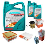MAHLE Controllo Set 7L ADDINOL SUPER LIGHT 5W-40 Per Opel Omega B V94 2.5 V6