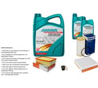 MAHLE Controllo Set 7L ADDINOL SUPER LIGHT 5W-40 Per VW Tiguan Allspace BW2