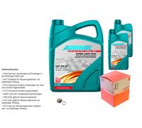 Mahle Controllo Set 7L Addinol Super Luce Di 5W-40 per Subaru Forester, Sh _