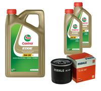 MAHLE Controllo Set 7L CASTROL EDGE 5W-30 C3 Per Ford Mondeo I Turnier 1.8i