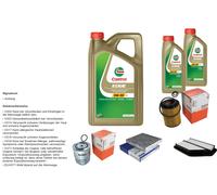 Mahle Controllo Set 7L castrol edge 5W-30 C3 per Honda Cr III