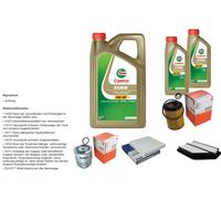 Mahle Controllo Set 7L castrol edge 5W-30 C3 per Honda Cr - III