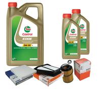 MAHLE Controllo Set 7L CASTROL EDGE 5W-30 C3 Per Honda CR-V III 2.2i-DTEC