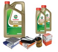 MAHLE Controllo Set 7L CASTROL EDGE 5W-30 C3 Per Honda CR-V III 2.2i-DTEC